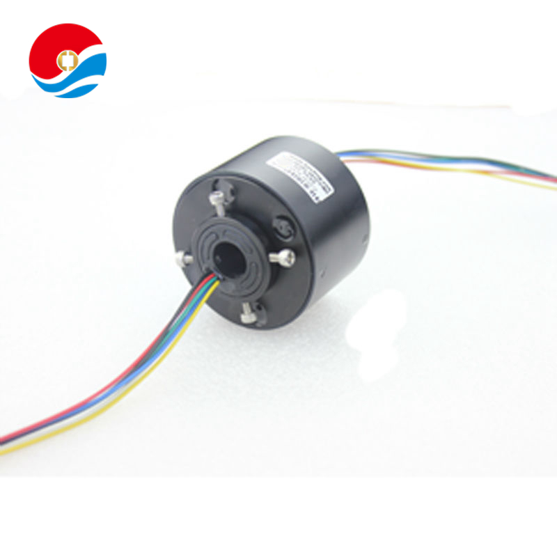 Miniature generator motor used through bore slip ring 4 circuits/wires contact 12.7mm(0.5'') inner size