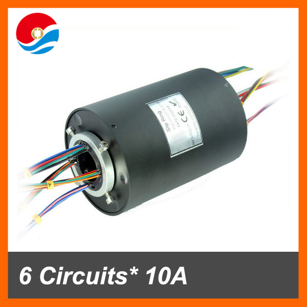 Conductive through bore slip ring 1'' (25.4mm) hole size with 24 wires contact