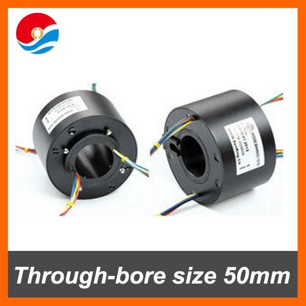 Sliver plated rings 50mm of through bore slip ring SNH050