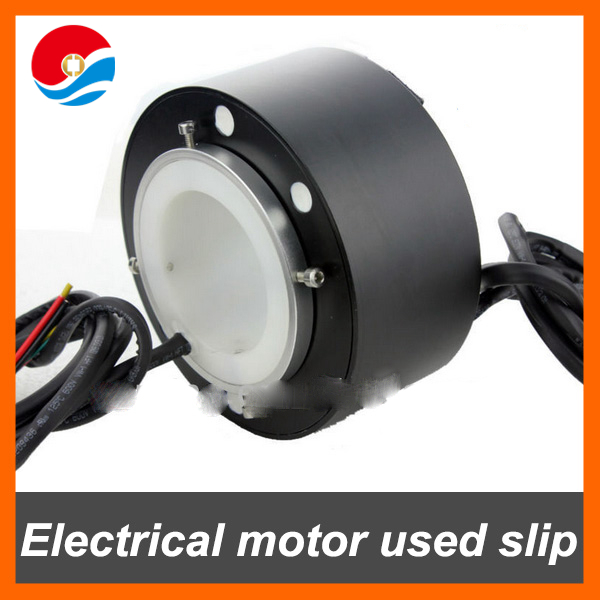 Electrical motor used slip ring 10A/12 circuits contact of through bore 60mm